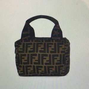 Vintage Fendi Monogram Zucca Mini Handbag